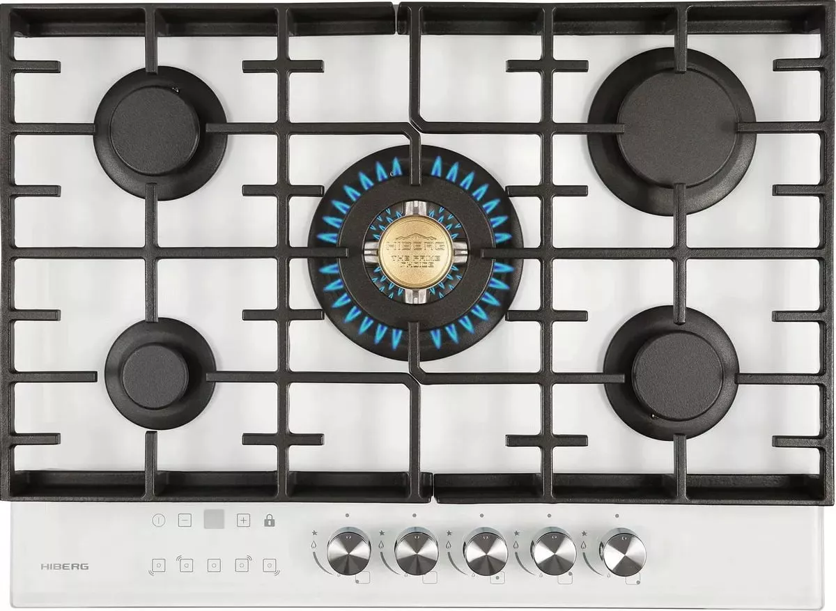 Газовая варочная панель Hiberg VM 7155 Y RU